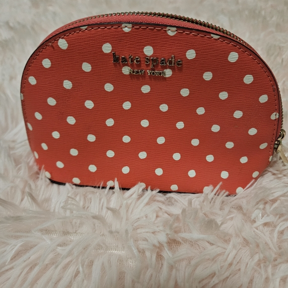 kate spade Handbags - Kate Spade Polka Dot Make Up Bag